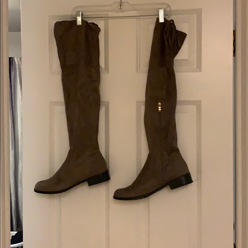 Suede Over-the-Knee boot
